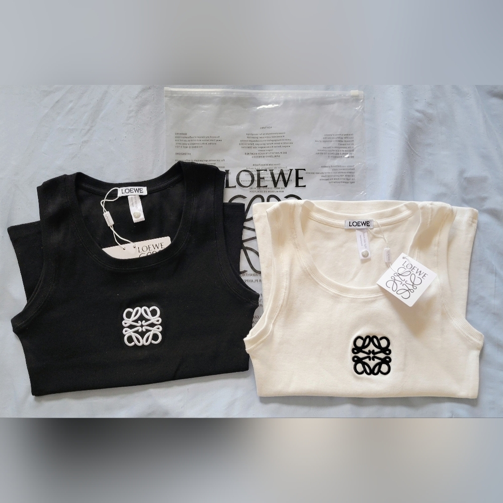 LOEWE Anagram Ribbed Sleeveless Top | NWT | Luxury Designer - Picture 6 of 9